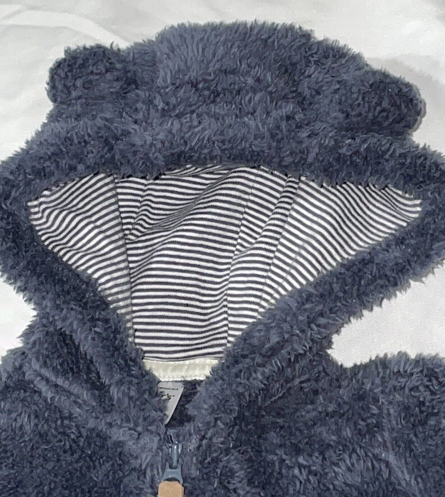 Carters Blue “Fur” Bear Suit  Size 3 Months NEW W/TAGS