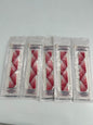5- Pack M Color pink Rainbow Loop Watch Bands 0.8 x 6.7 Inch  Fits 42mm/44mm/45m