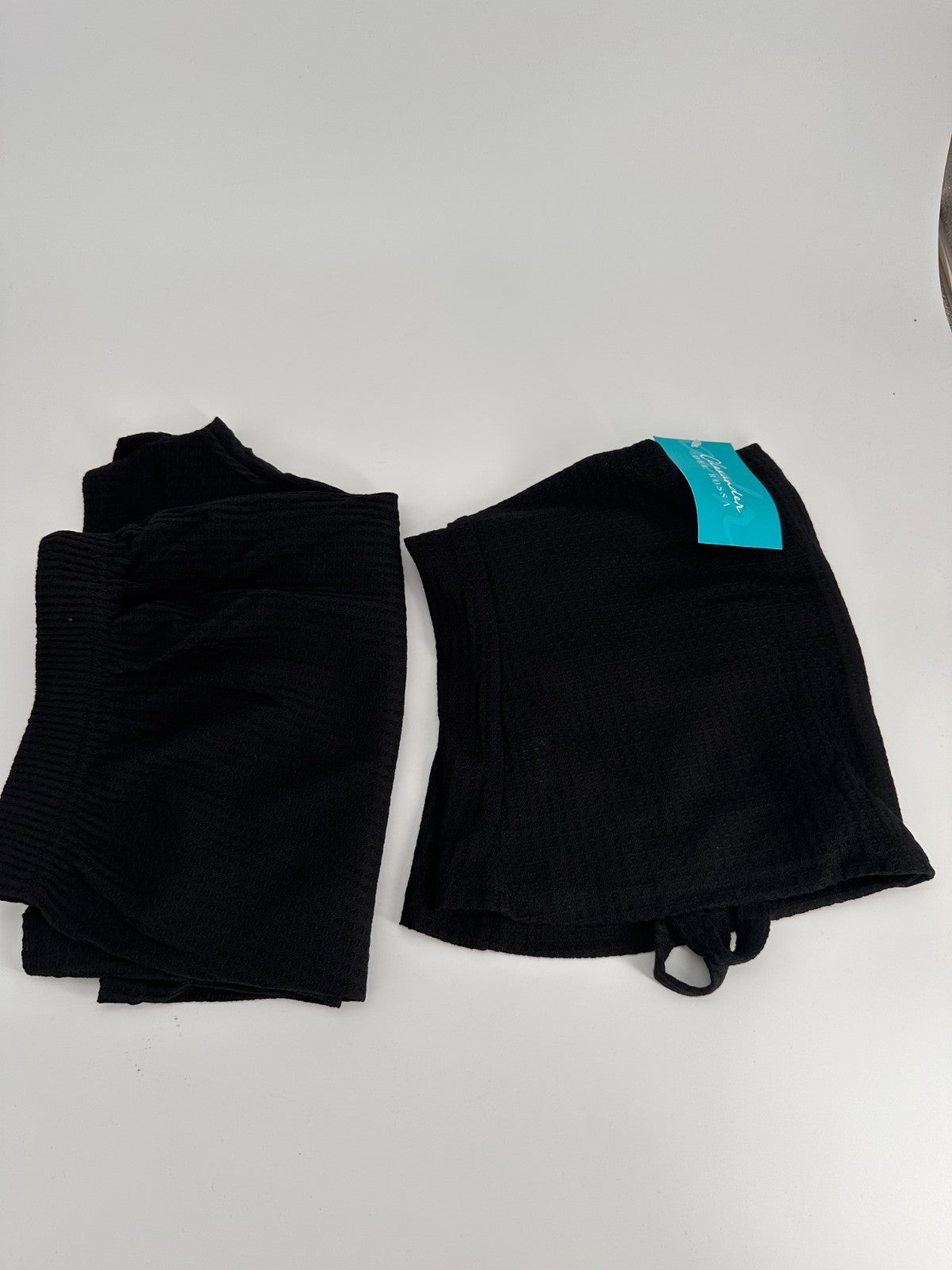 Women's Satin Sleeveless Top & PJ Shorts Pajamas Set black Size L