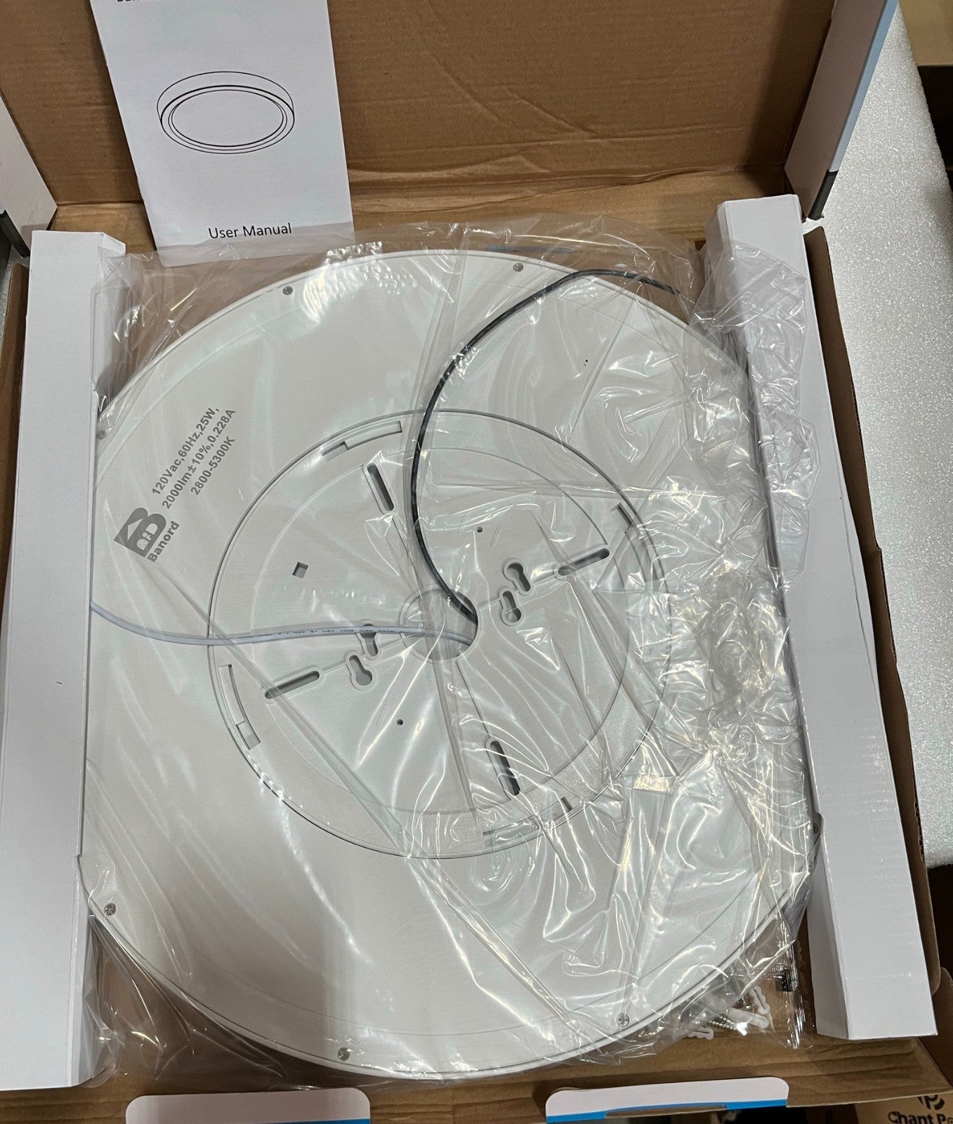 Banord 25W LED Ceiling Lights L15.5“x W15.5“x  H1”