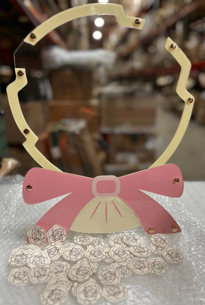 Acrylic Wedding Guest Book Drop Box with Stand