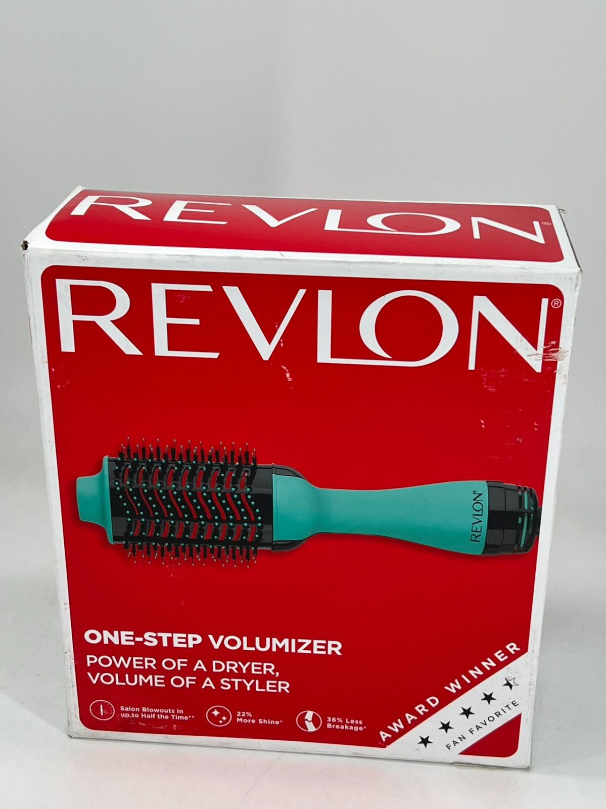Ceramic Hair Dryer & Volumizer Hot Air Brush, Mint