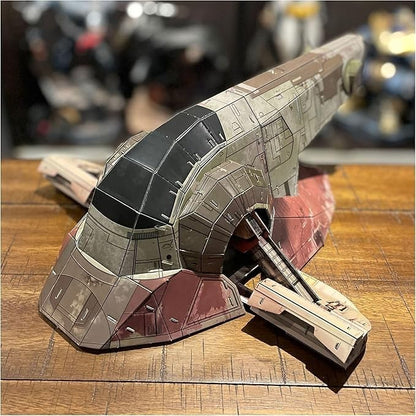 4D Puzzle – Star Wars: The Mandalorian: Boba Fett’s Starfighter – 130 Paper Mode