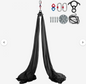 Aerial Silk and Yoga Swing, 11 Yards, Aerial Yoga Hammock Kit with 100Gsm Nylon