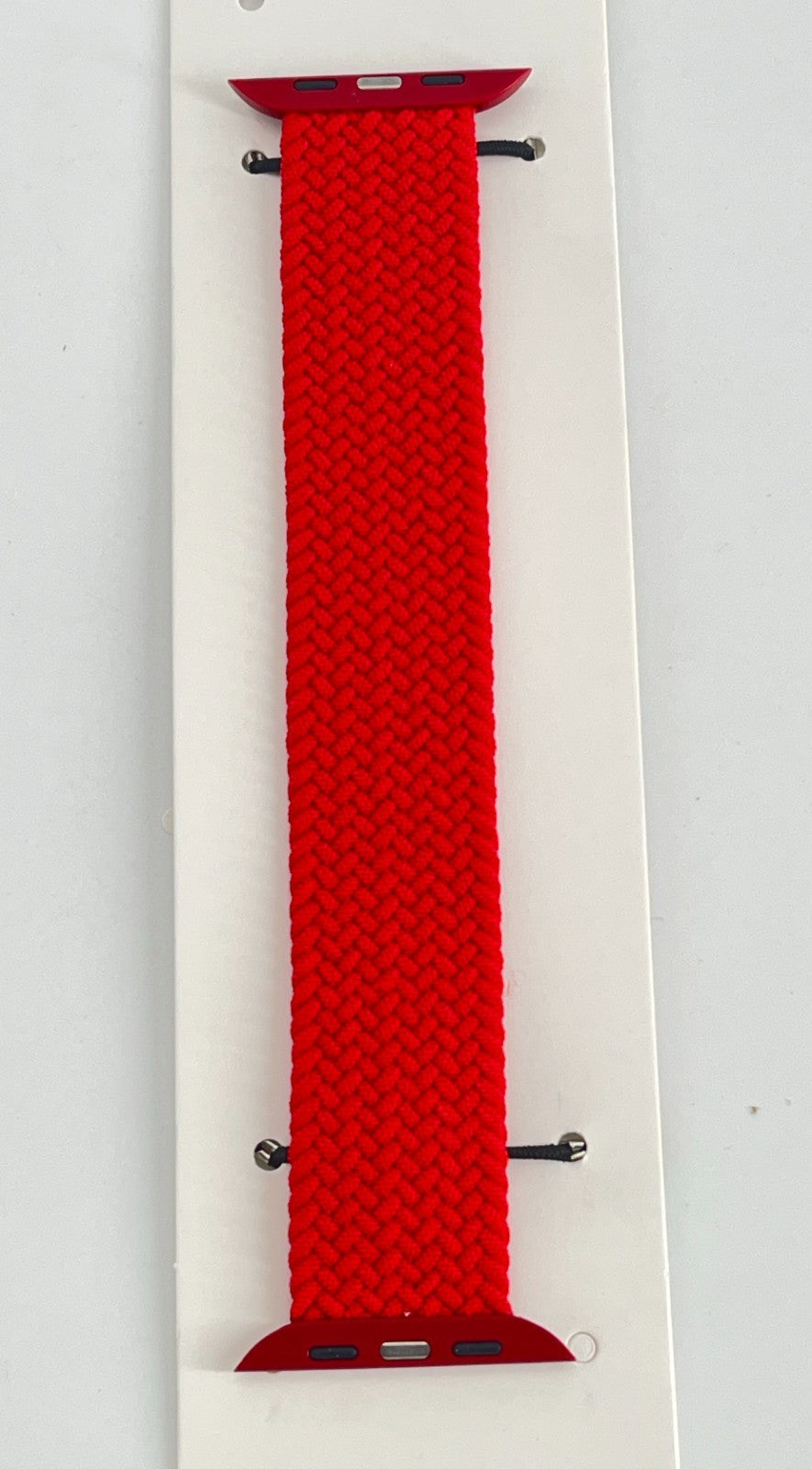 5 -Pack XS  Solid Red  Loop Watch Bands 0.8 x 5.6 Inch Fits 42mm/44mm/45mm