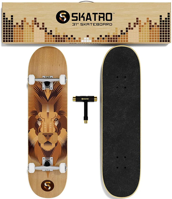Lion-Wood Outdoor Skateboard Longboards