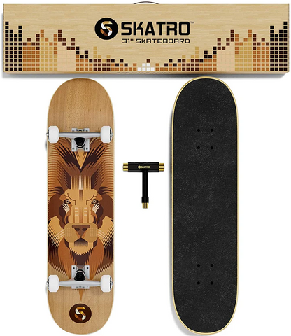 Lion-Wood Outdoor Skateboard Longboards