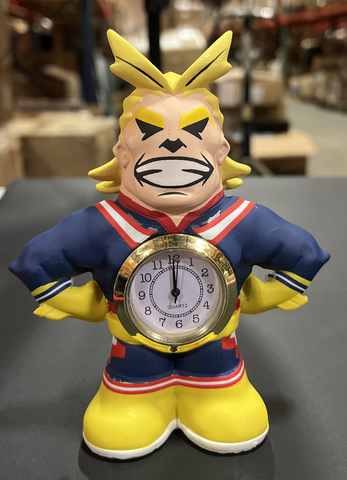 ALL MIGHT DESK CLOCK NEW
