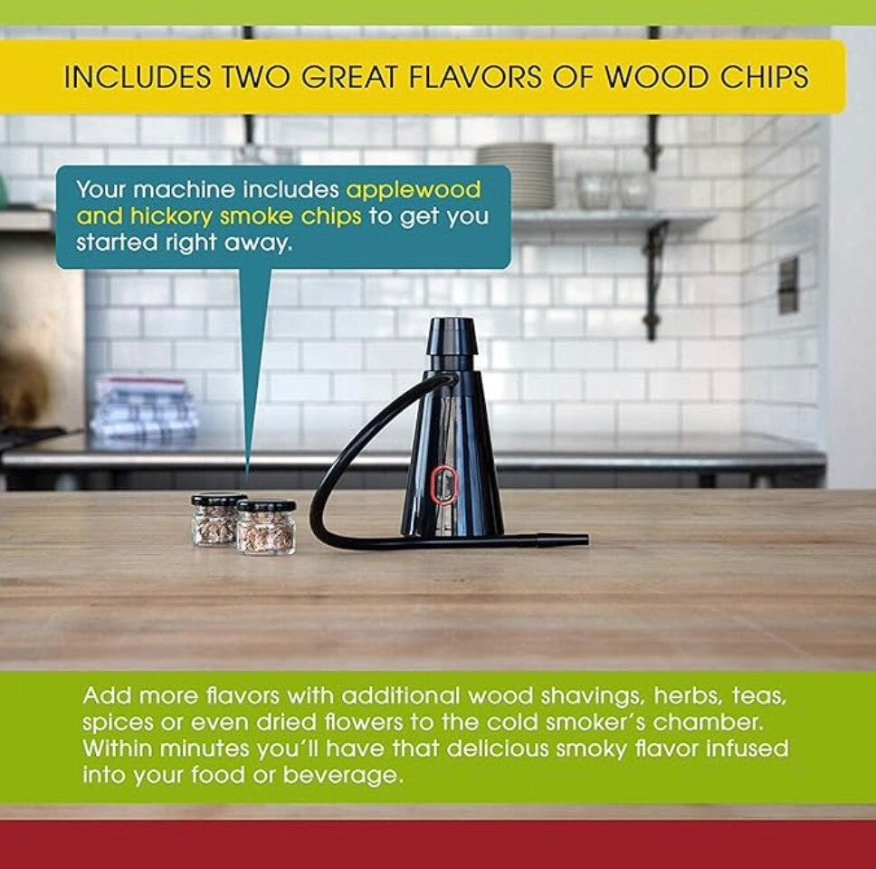 Vesta Precision Portable Gusto Smoker | Smoke Infuser for Food and Beverages
