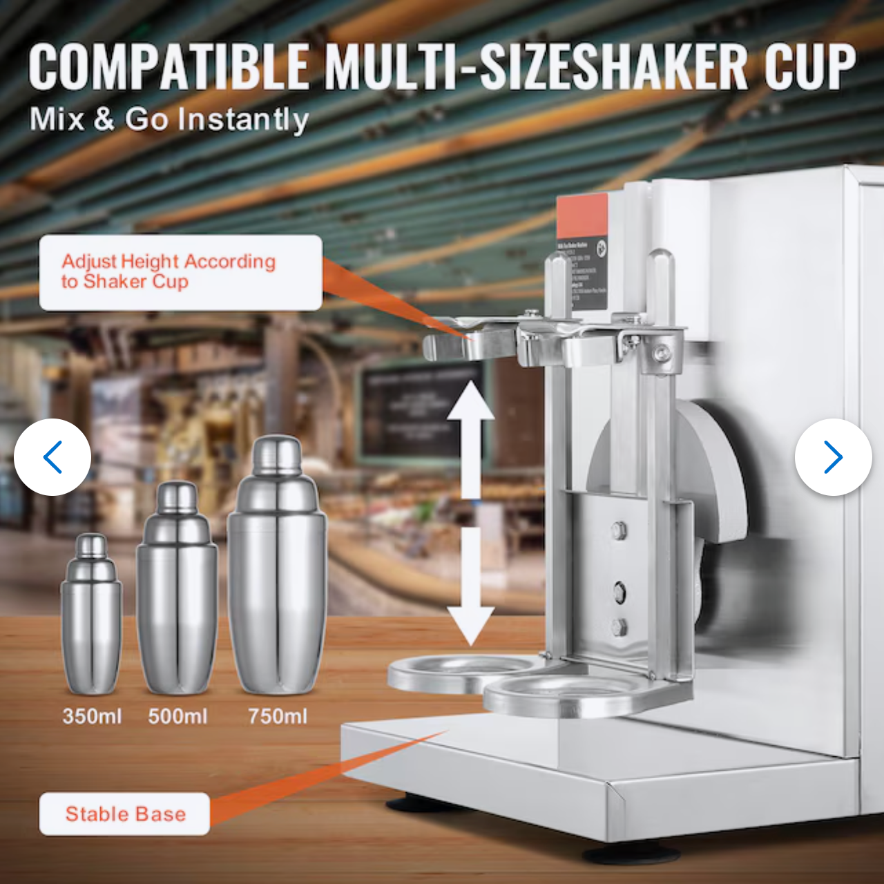 Commercial Auto Double Cup Milk Tea Shaking Machine Bubble Boba Milk Tea Shaker