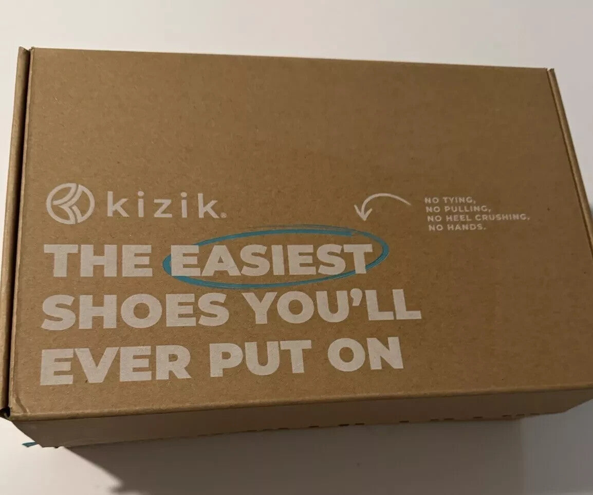 Kizik Irvine Unisex Women’s    M11.5/ W13  Black  Canvas Shoes Sneakers Hands Fr