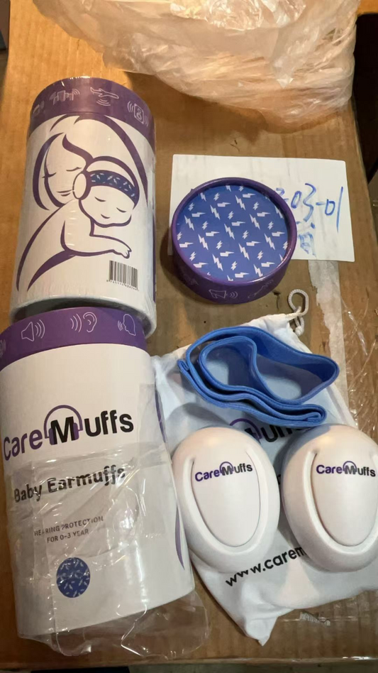 Comfortable Baby Ear Protecti WHITE