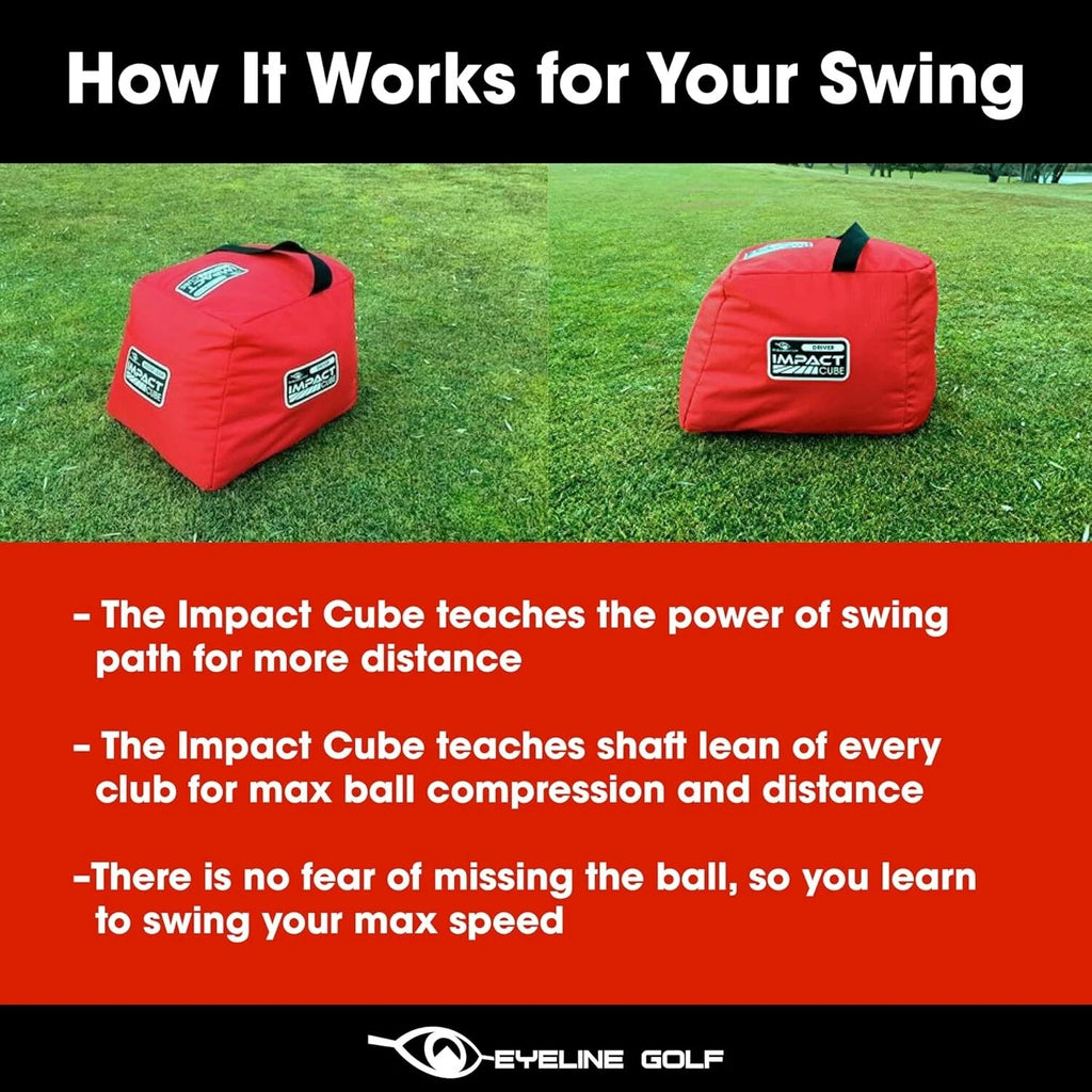 Golf Training Aid – Ultra-Durable, Multi-Angled red Black