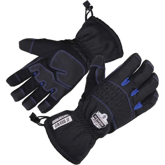Ergodyne ProFlex 819WP Extreme Thermal Waterproof Winter Gloves Black Small