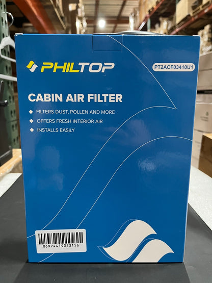 Cabin Air Filter – Compatible with PT2ACF03410U1, L9.8” x W7” x H1.4”,