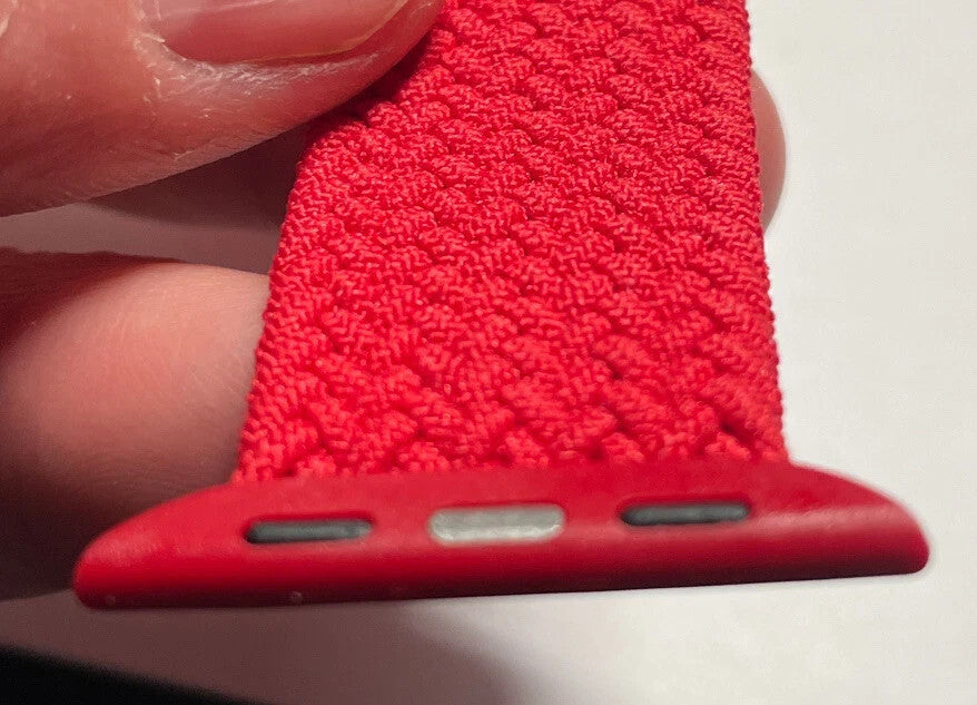 10-Pack  XS   Red  Loop Watch Bands 0.8 x 5.1 Inch , Fits 38mm/40mm/41mm