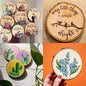 Unfinished Wood Slices – 115Pcs (3–3.5”) for DIY Crafts & Decor