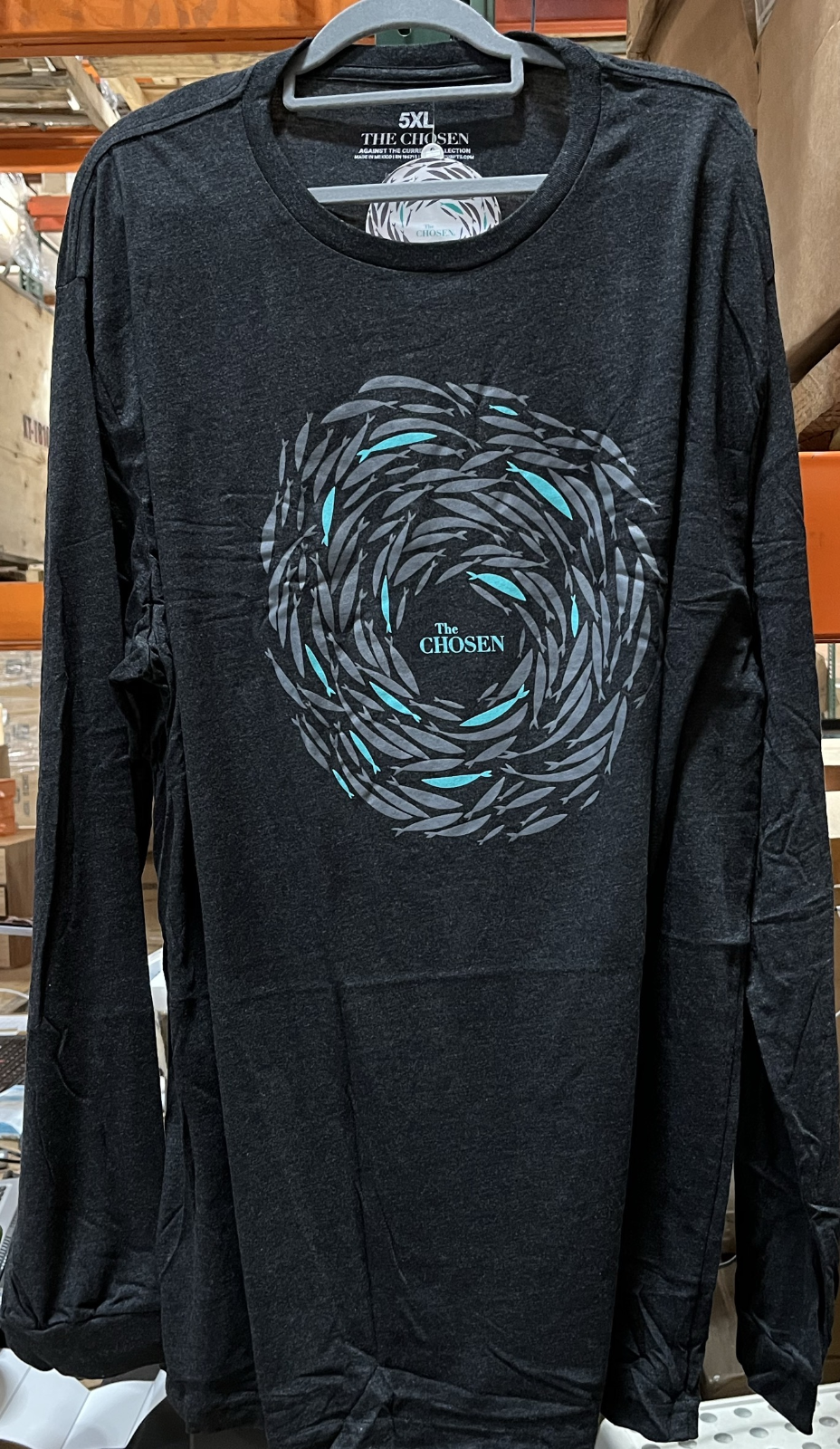 Against the Current Color: black Size: 5XL
