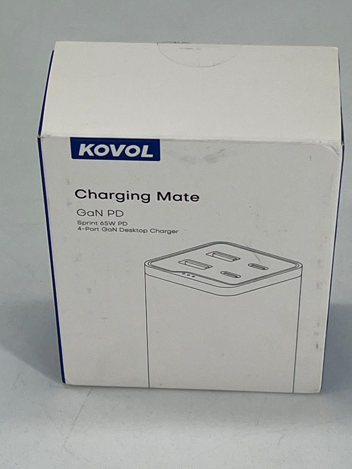 Kovol Charging Mate GaN PD Sprint 120W PD 4-Port Desktop Charger KV-PC001 New