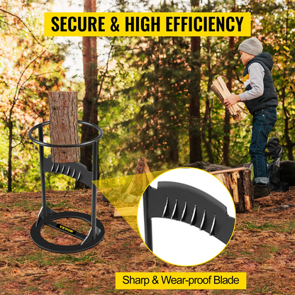Log Splitter 13" x 8.3", Wood Splitter for 6"  5 Lbs