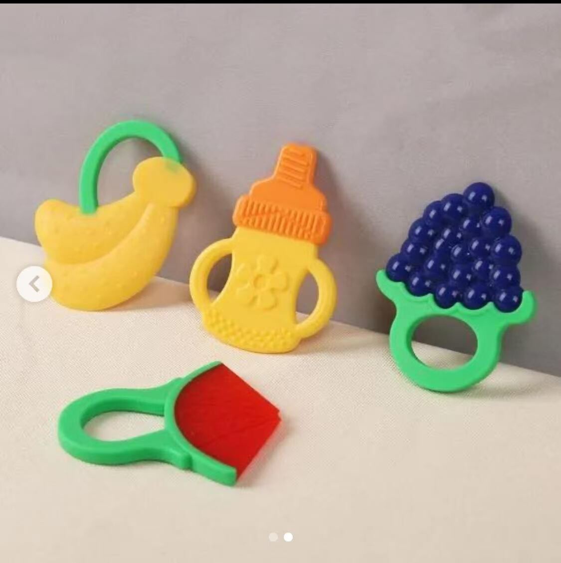 Chewing Toy Durable Teether Chew Toys With Fruit Shape Design