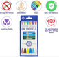 8 Pkgs  Color Swell Bulk Oil Pastels  12 Count Colors Each Pkg
