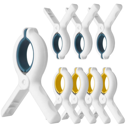 8 Pack Large Beach Towel Clips for Beach Chairs Cruise Pool Boat Towel Holder
