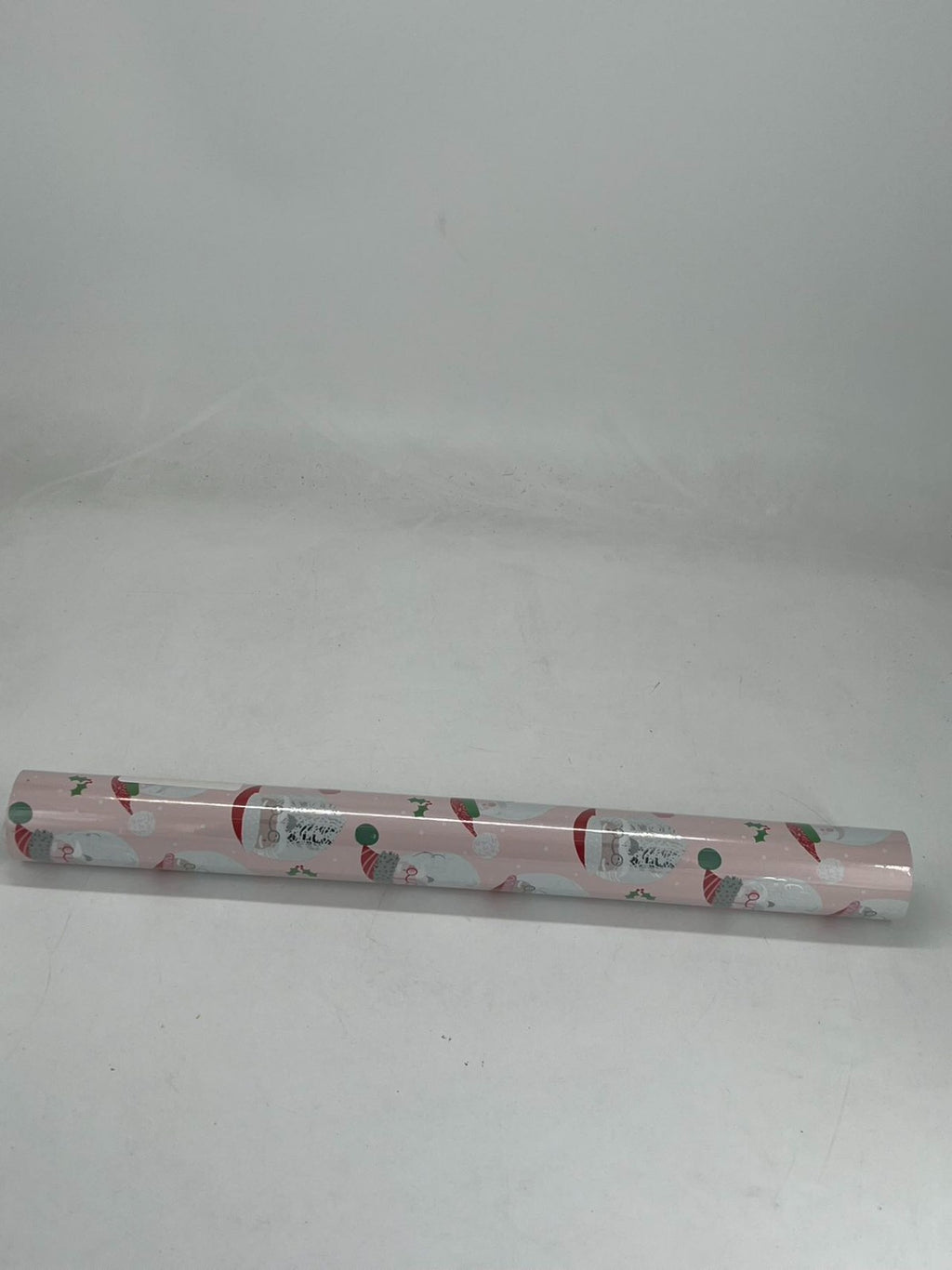 Pink Cowboy Santas Wrapping Paper