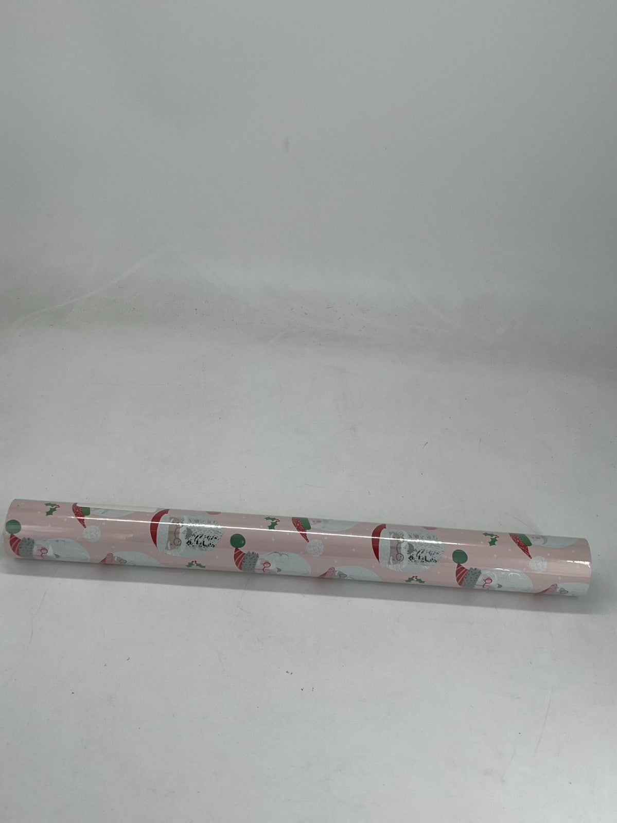 Pink Cowboy Santas Wrapping Paper