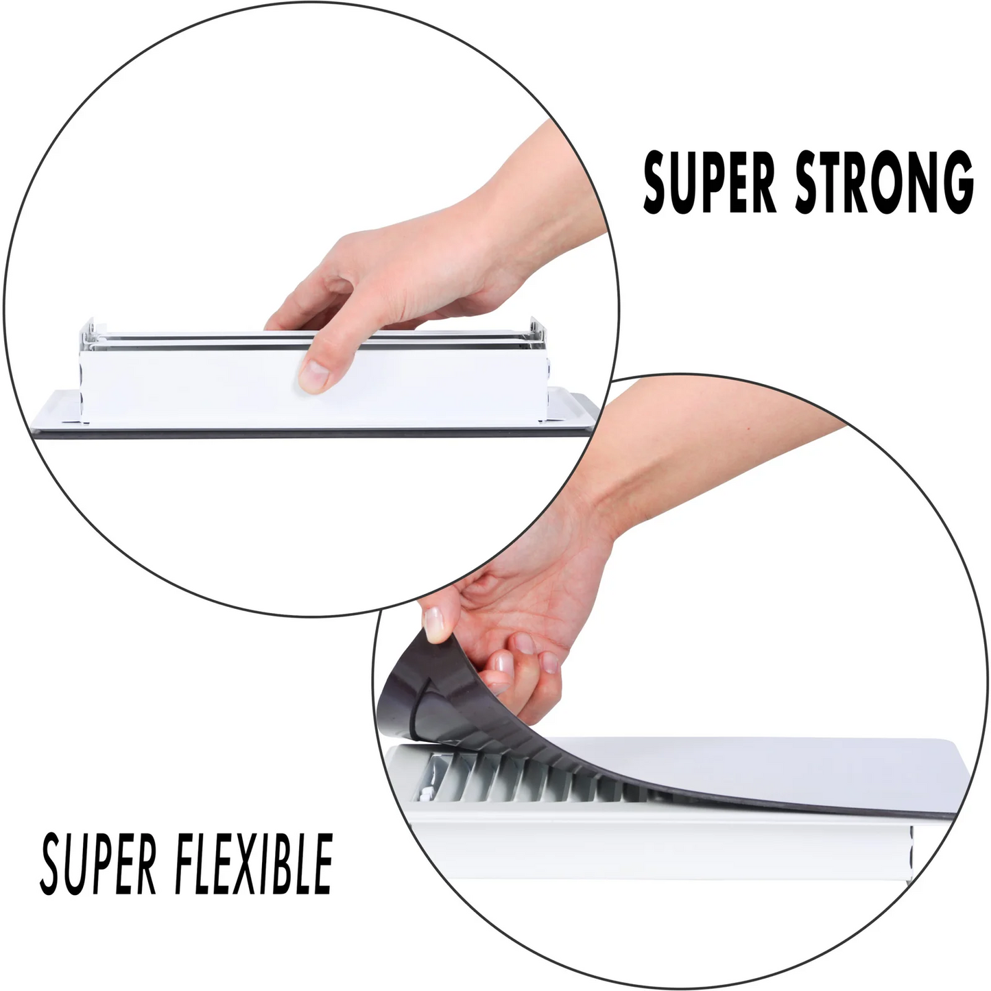 Magnetic Vent Cover 5.5x12" - Seal for Floor/Wall/Ceiling, RV Compatible