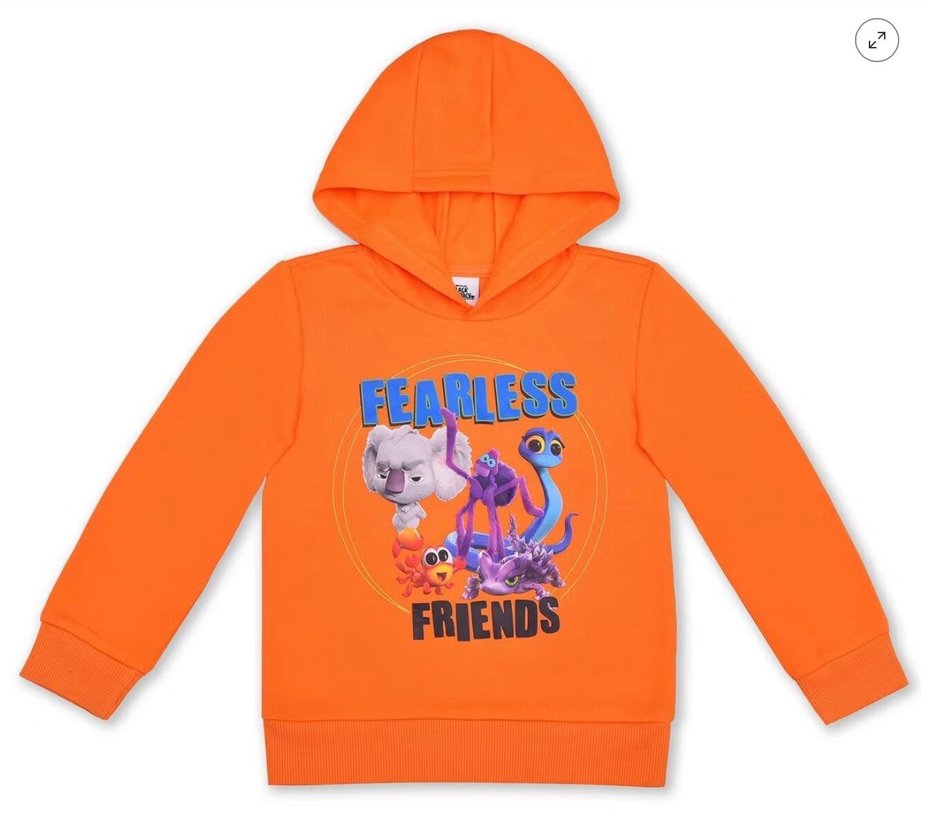 2 sets Back to the Outback Boy's Fearless Friends Graphic Hoodie Jacket, Size 5