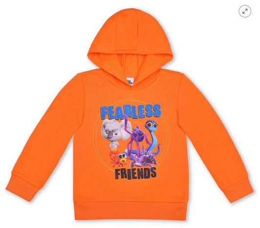2 sets Back to the Outback Boy's Fearless Friends Graphic Hoodie Jacket, Size 5