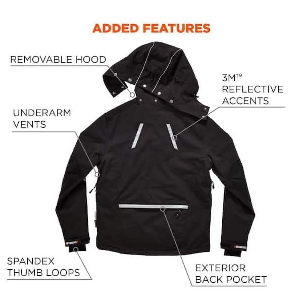 N-Ferno 6466 Large Black Thermal Jacket