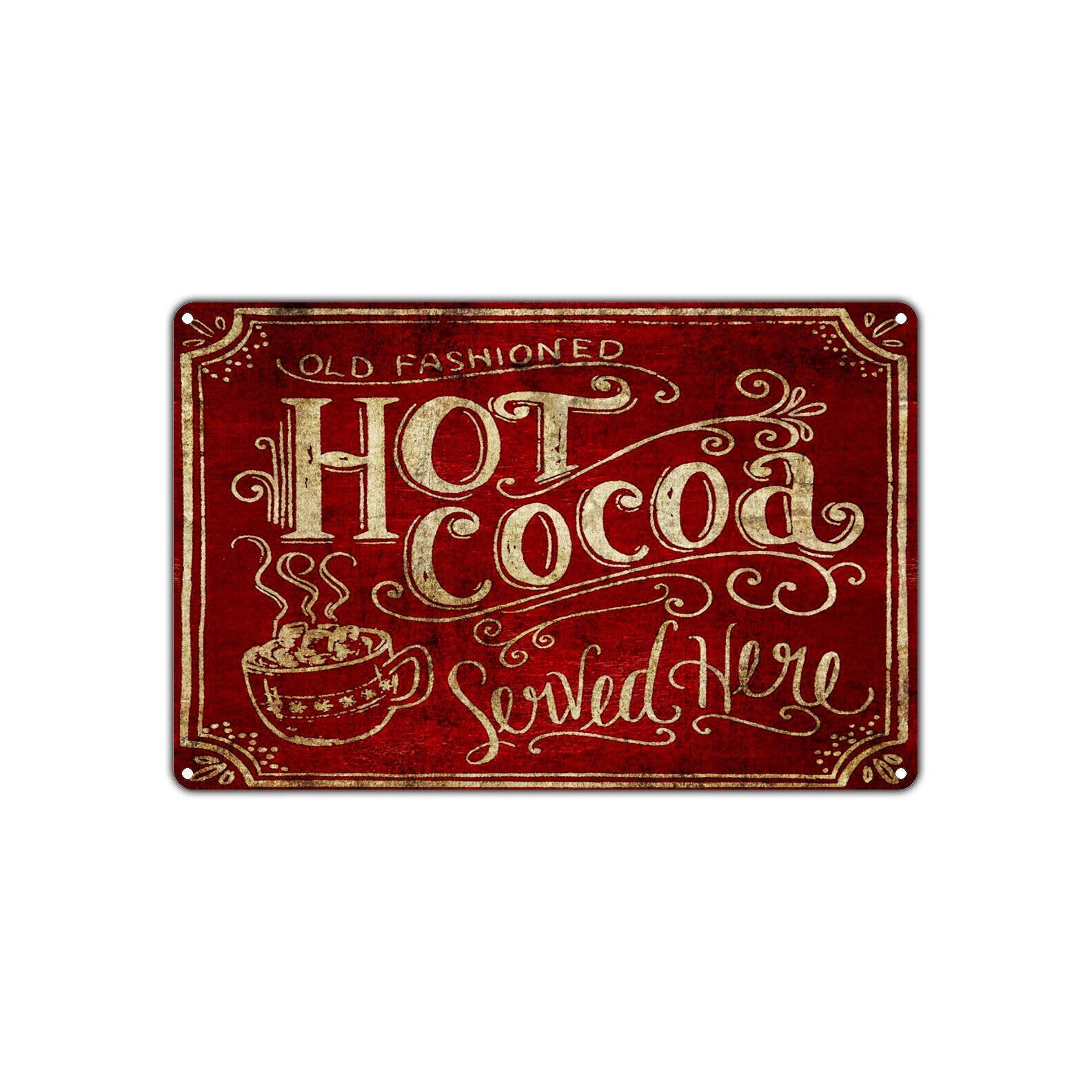 Custom Vintage Metal Tin Sign Collection _Rectangular Tin Sign
