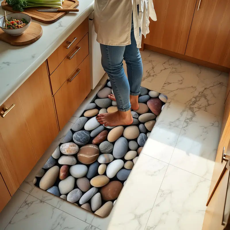 Multi-Style Home Floor Mat Collection – Flannel & Diatomaceous Earth 40*60+45*120+ 50*80