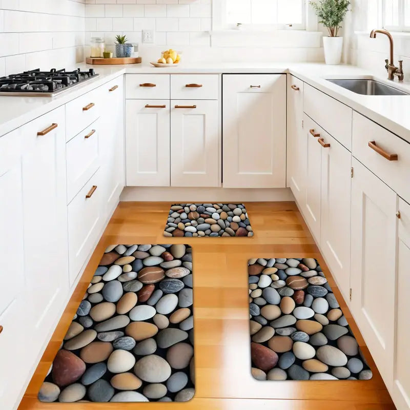 Multi-Style Home Floor Mat Collection – Flannel & Diatomaceous Earth 40*60+45*120+ 50*80